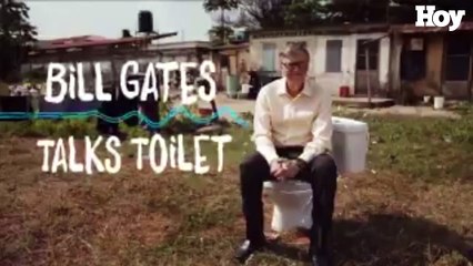 Bill Gates presenta un inodoro que, sin agua, transforma deposiciones en fertilizante