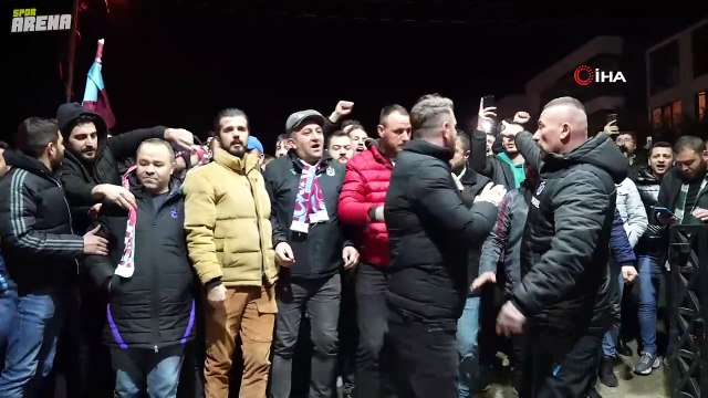 Trabzonspor taraftarından Abdullah Avcı'ya destek