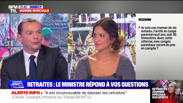 Olivier Dussopt: Nous allons intégrer plus de trimestres des congés parentaux dans le calcul de la retraite des parents