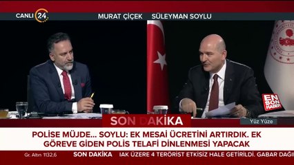 Süleyman Soylu: Polislerin iki şark hizmetini bire düşürebiliriz