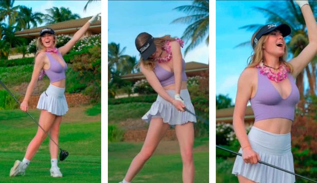 Golfista Grace Charis conquista as redes sociais