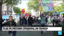 Informe desde París: primera ministra francesa presentó plan de reforma pensional