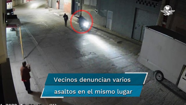 Hombres armados intentan asaltar a peatón en calles de San Luis Potosí