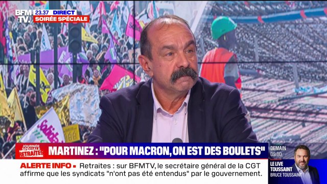 Manifestation contre la réforme des retraites: Philippe Martinez (CGT) ne souhaite pas voir les représentants du RN dans le cortège du 19 janvier