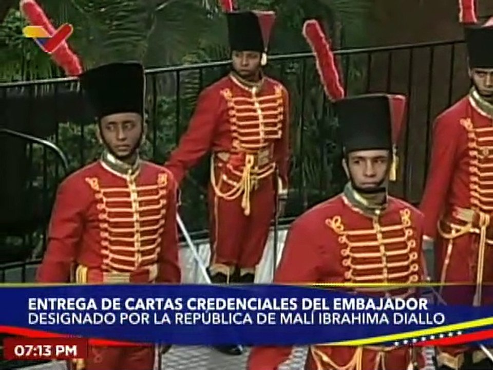 Embajador designado de la República de Malí entrega  Cartas Credenciales ante el Pdte. Maduro