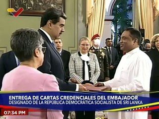 Embajador de la República Democrática Socialista de Sri Lanka entrega Cartas Credenciales