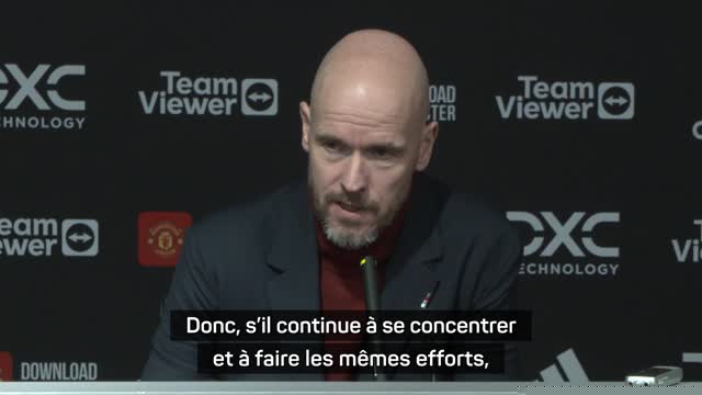 Manchester United - Ten Hag : "Si Rashford continue à se concentrer, il continuera à marquer"