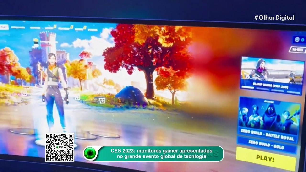 CES 2023 monitores gamer apresentados no grande evento global de tecnlogia