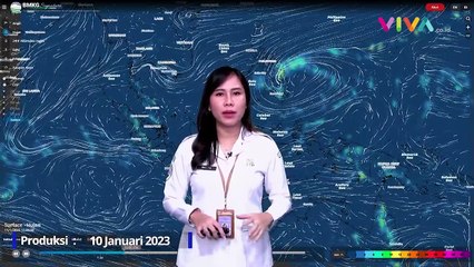 Prakiraan Cuaca 34 Kota Besar di Indonesia 11 Januari 2023