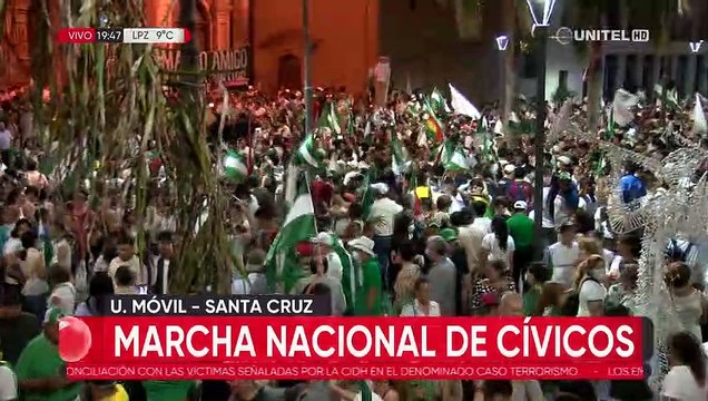 Movilizaciones multitudinarias en Bolivia exigen libertad de Camacho y 183 presos políticos