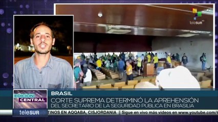 En Brasil Corte Suprema ordena arresto de exministro de Seguridad y Justicia
