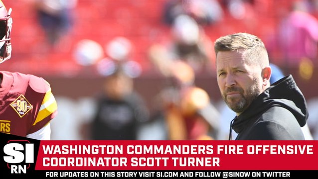 Commanders Fire Offensive Coordinator Scott Turner