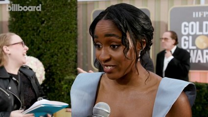 Ayo Edebiri Talks Love For K-Pop Group NewJeans, Her Character In 'The Bear' & More | Golden Globes 2023