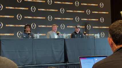 Скачать видео: Kirby Smart Press Conference After National Title