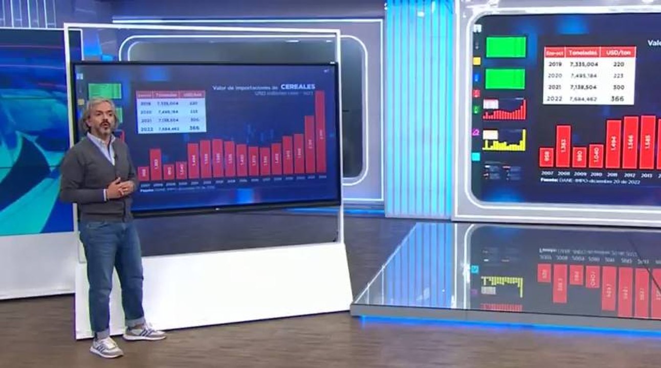 ¿Cómo influye la importación de insumos y productos en el alza de precios de los alimentos en Colombia?