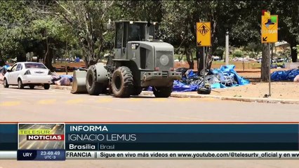 En Brasil continúa reconstrucción de predios damnificados por golpistas