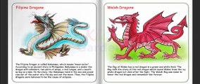 Dragons in different countries Bully Bill Flip book for Listening Skills