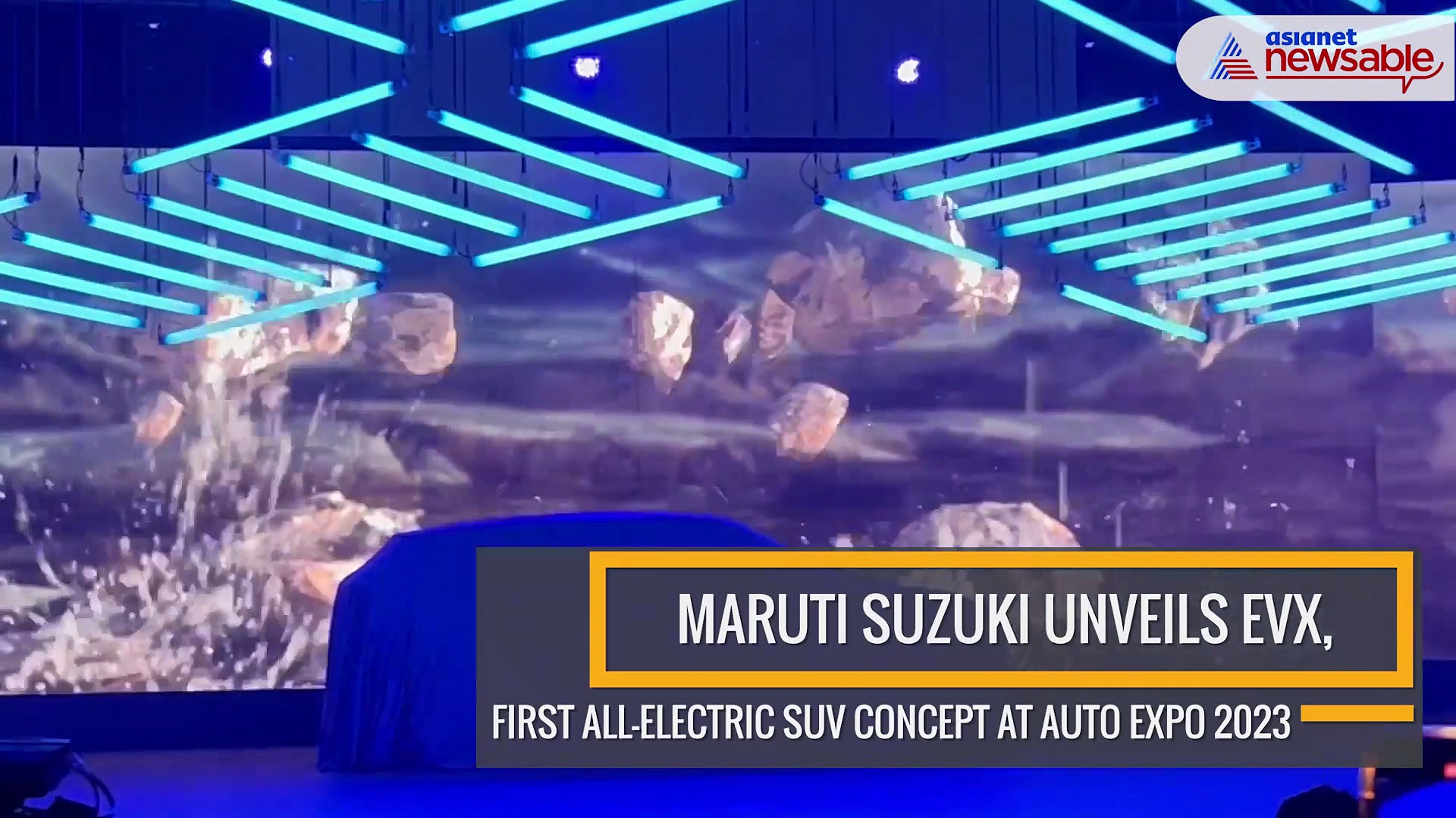 Maruti Suzuki unveils Concept Electric SUV eVX, market launch in 2025 | WATCH