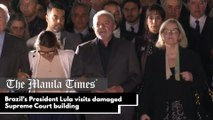 Brazil's President Lula visits damaged Supreme Court building