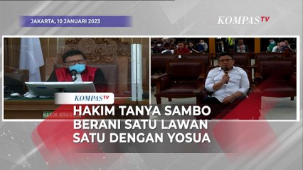 Hakim Morgan Tanya Sambo: Berani Kamu Satu Lawan Satu Dengan Yosua?