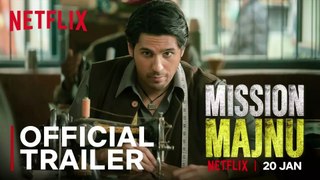 Mission Majnu | New Release Bollywood Movie Trailer 2023 | Sidharth Malhotra | Rashmika Mandanna | Netflix India.