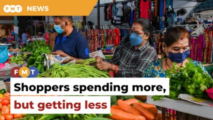 Spending more on groceries, but getting less