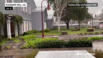 Hail pummels the Bay Area