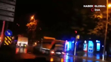 Marmaris'te cadde ve sokaklar göle döndü!