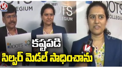 Indian Chess Player Koneru Hampi Visits Hyderabad | Koneru Hampi About Silver Medal | V6 News