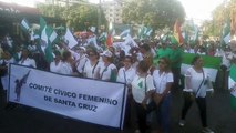 Marchas masivas en Bolivia para exigir la libertad de gobernador opositor