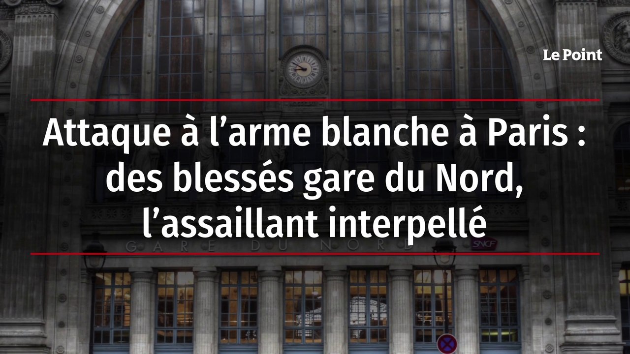 Attaque à l’arme blanche à Paris : des blessés gare du Nord, l’assaillant interpellé
