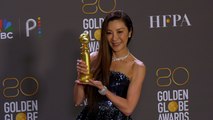 Michelle Yeoh 2023 Golden Globes Press Room