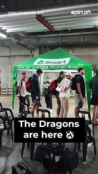 The Dragons are here  #PBAFinals