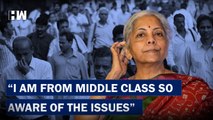 Finance Minsiter Nirmala Sitharaman Shares Her Plan For The Middle Class