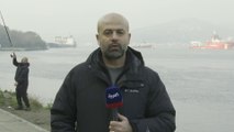 العربية ترصد تعليق الحركة في مضيق البوسفور بسبب جنوح سفينة شحن