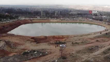 Kütahya Demirciören Göleti'nde su seviyesi yüzde 30'a düştü