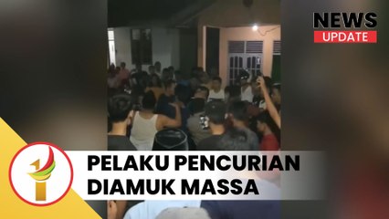 Pelaku Pencurian Aki Diamankan Warga