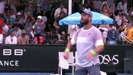 Open d'Australie 2023 - Corentin Moutet : "J'ai fait comme je pouvais quoi !"