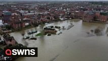 Flood warnings are in place along the River Severn, in Shropshire, Worcestershire & Gloucestershire.