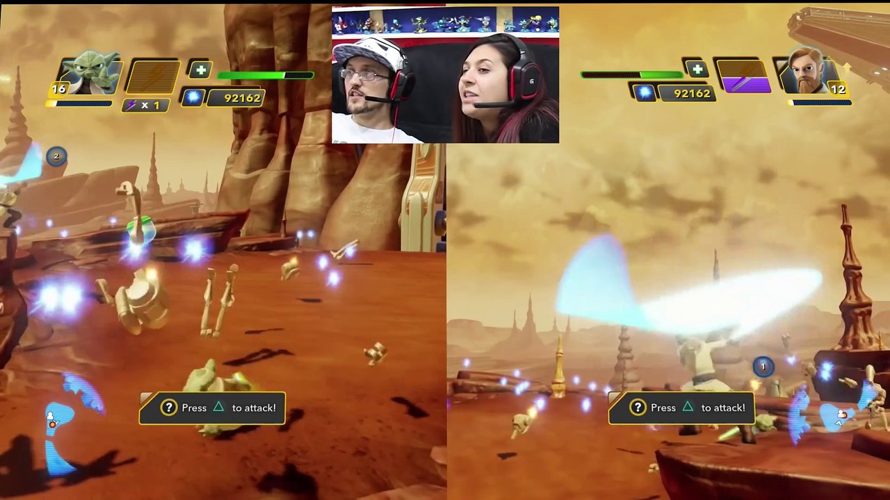 Lets Play DISNEY INFINITY 3.0 - STAR WARS-  KISS ME FGTEEV MOM!  (Twilight of the Republic #1)