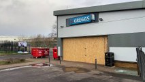 Greggs branch boarded up after ‘extensive’ damage