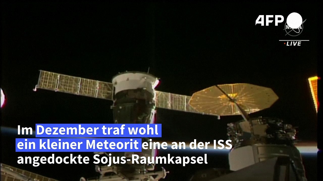 Beschädigte Sojus-Kapsel an ISS kann nur unbemannt zurückfliegen