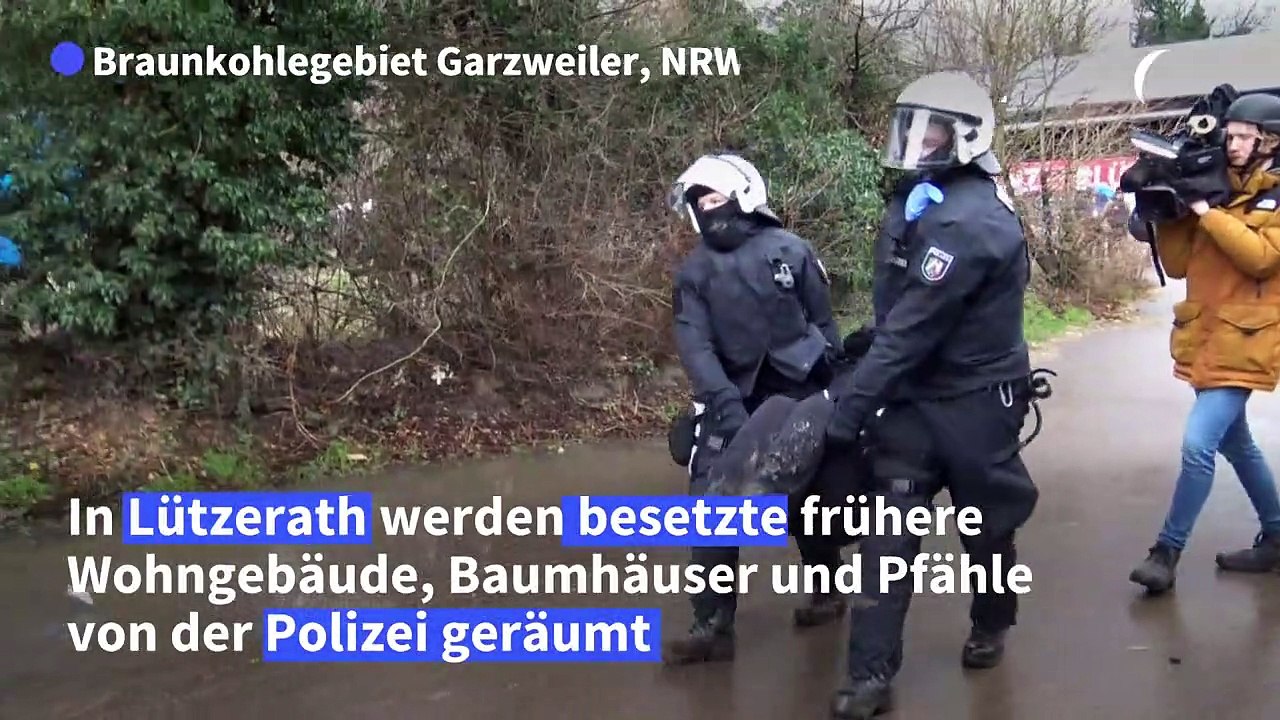 Besetzer in Lützerath leisten hartnäckig Widerstand