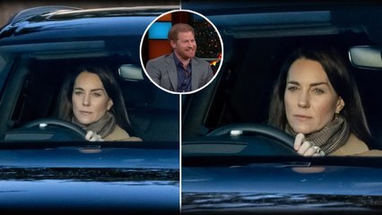 Pensive Kate Middleton breaks cover to do school run after Harry's Spare attacks