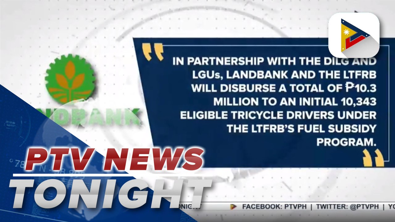 Landbank to distribute P1-K fuel subsidy to eligible tricycle drivers