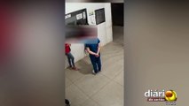 Homem ameaça funcionários de hospital com uma faca peixeira em cidade da Paraíba
