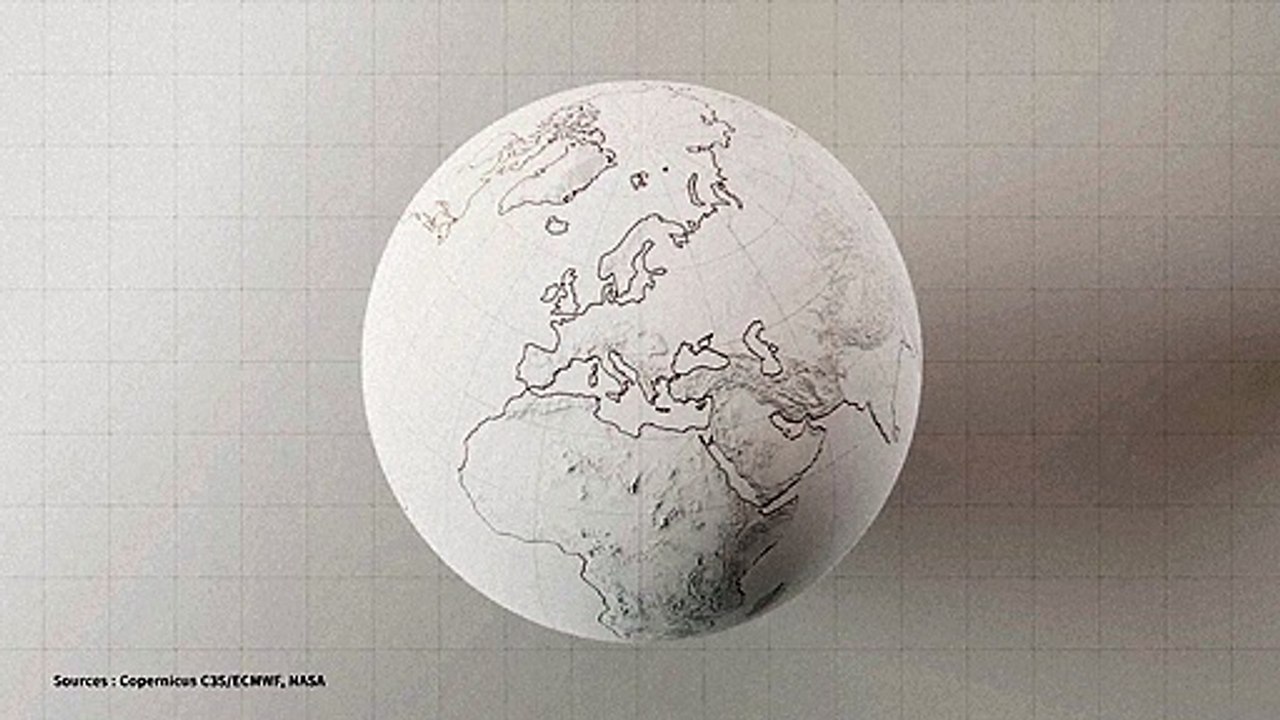 CARTE ANIMÉE : anomalies de température sur l'année 2022