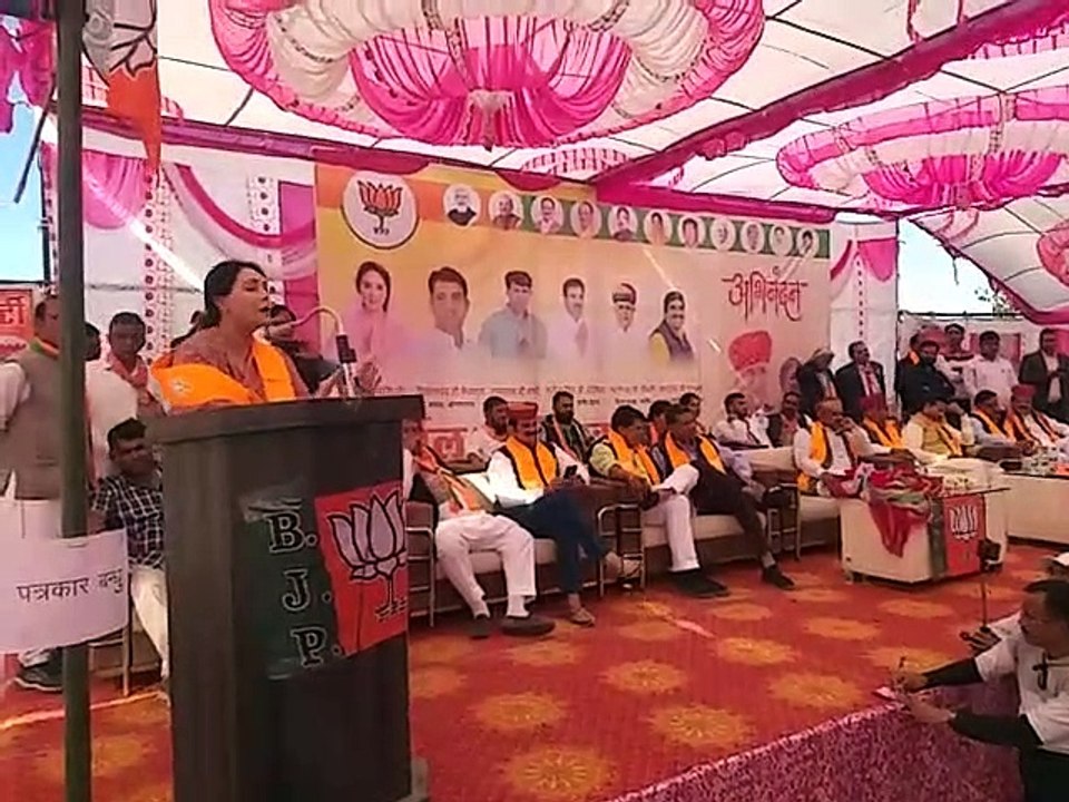 नागौर के मकराना में राजसमंद सांसद दीया कुमारी क...