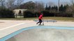 Montfrin : Démonstration du jeune Nathan au skatepark