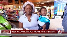 Mega Millions jackpot grows to $1.35B, game's 2nd highest